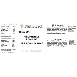 Photo : Bile Esculin Agar